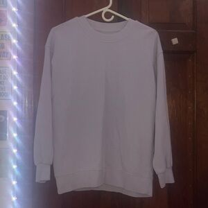 Lilac purple lululemon crewneck size Medium